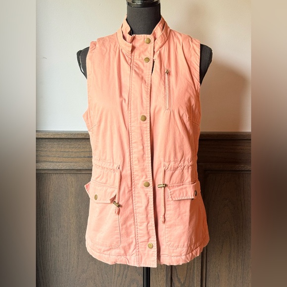 Love Tree Jackets & Blazers - Love Tree Women's Light Coral Sherpa lined zip up Vest